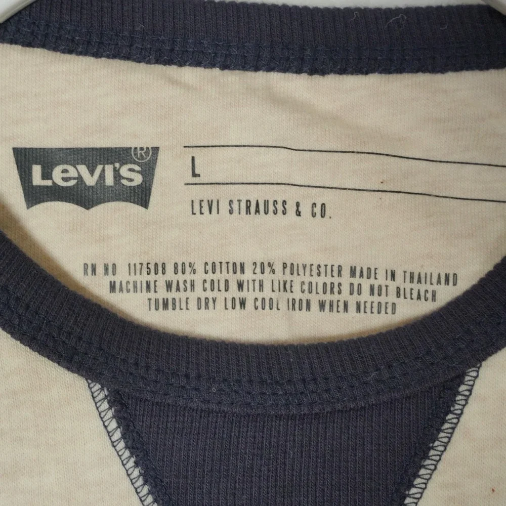 Levis Strauss Sweatshirt Men's L Beige Rivets & Rally Speed‎ Trials 73rd Annual